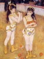 Ренуар Акробаты в цирке Фернандо. Франциска и Анджелина Вартенберг 1879г
